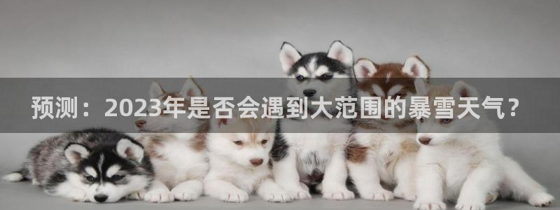 壹号电子娱乐app：预测：2023年是否会遇到大范围的暴雪天气？